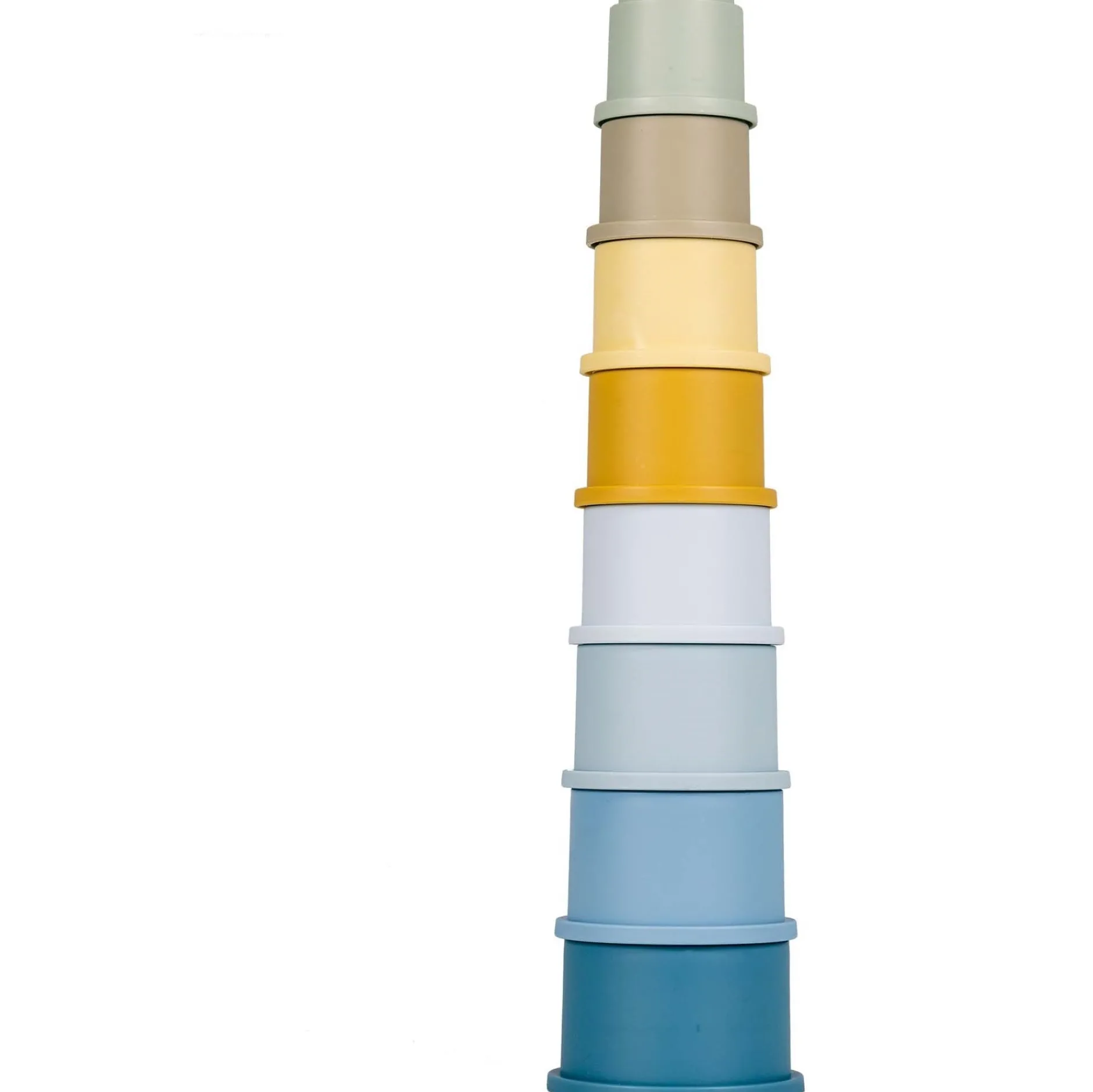 Stapelspeelgoed*Little Dutch stapelbekers - 8 stuks Blue