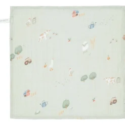 Doeken & Luiers*Little Dutch swaddle XL Little Farm mint