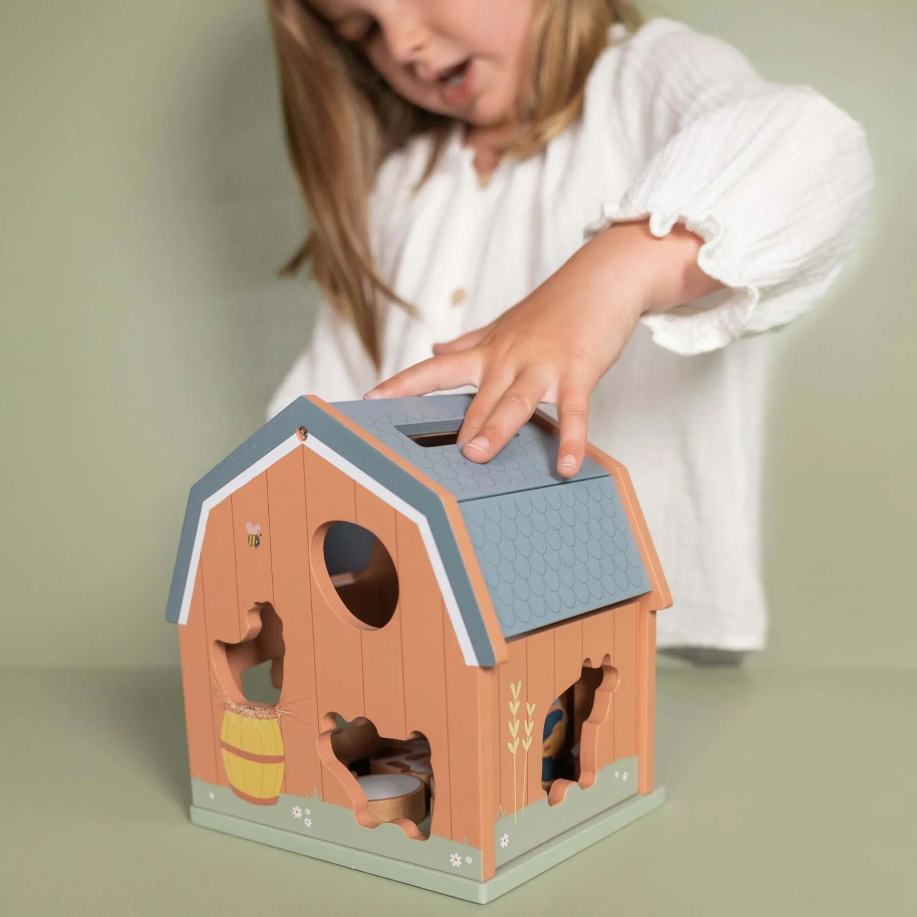 Bouwspeelgoed|Vormenstoven*Little Dutch vormenstoof Little Farm Multi