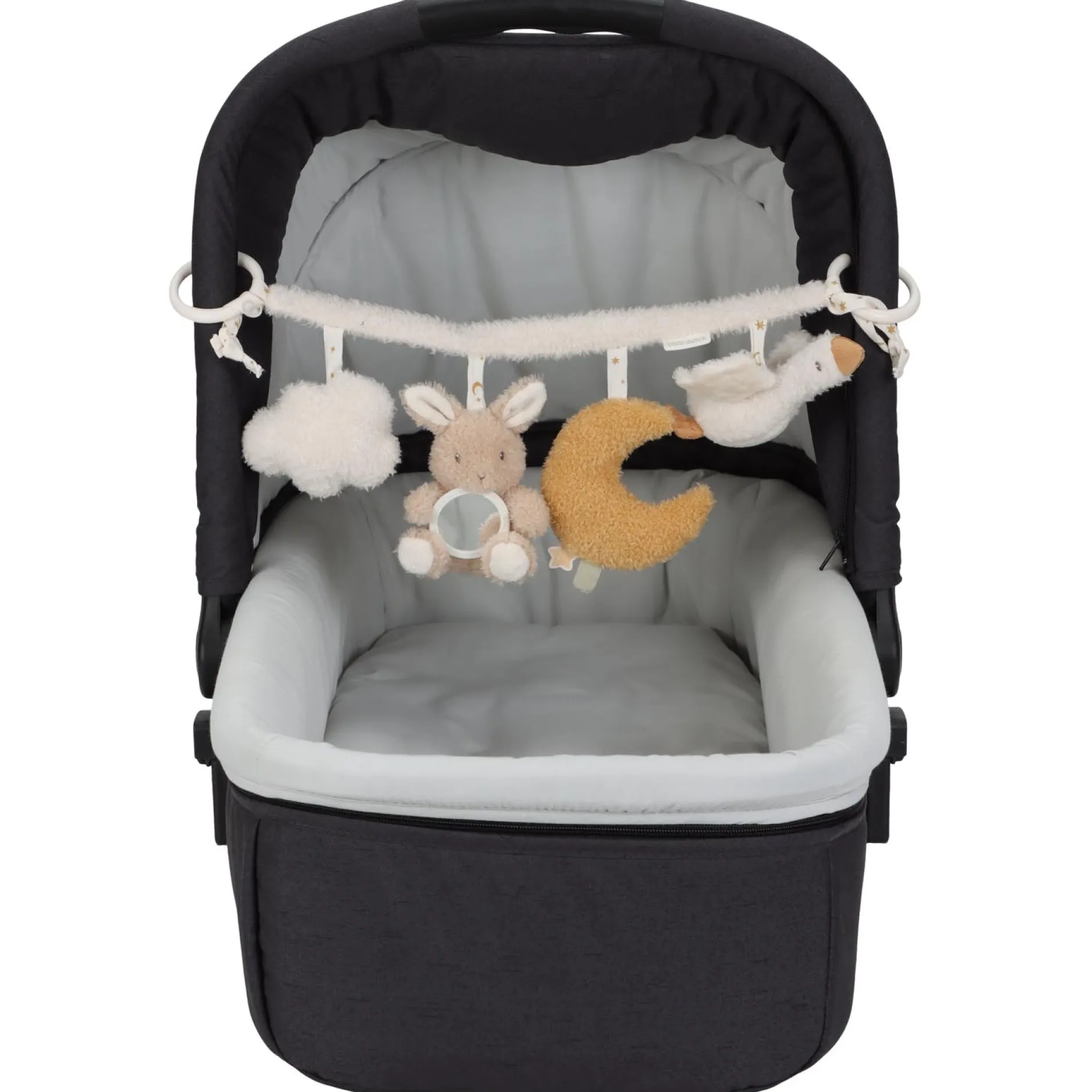 Wagenspanners & Boxspanners|Speelgoed Voor Onderweg*Little Dutch wagenspanner Newborn Naturals Bunny Beigebrown