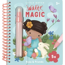 Puzzels & Spellen|Speelgoed Voor Onderweg*Little Dutch water tekenboek Rosa & Friends Multi