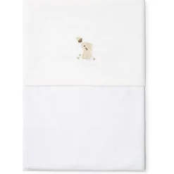 Lakens*Little Dutch wieglaken Baby Bunny wit