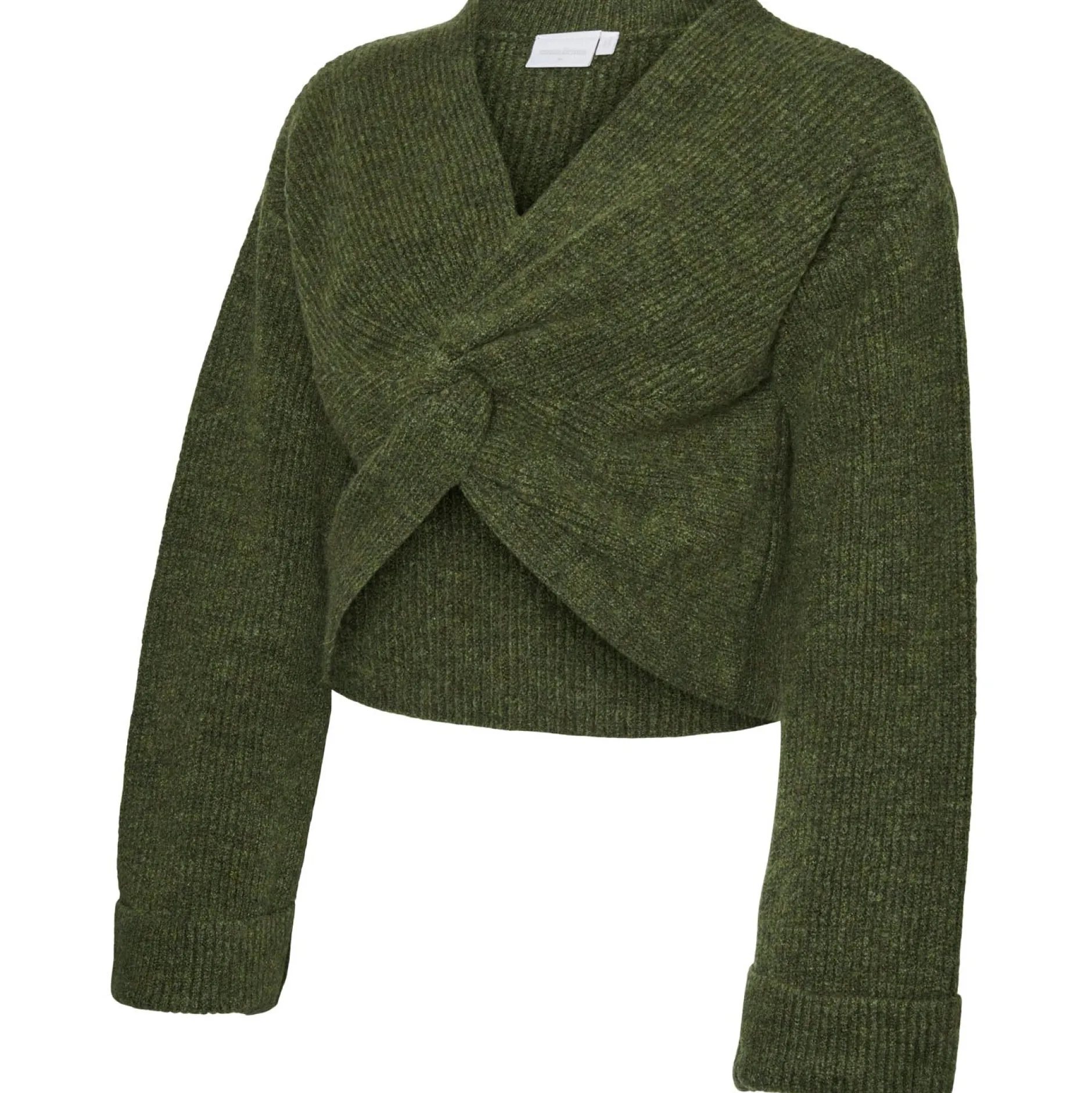 Truien & Vesten*Mamalicious zwangerschapstrui lange mouwen effen groen Dark Olive Green