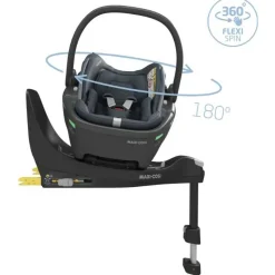 Autostoelen Groep 0*Maxi-Cosi Coral 360 i-Size Essential Graphite