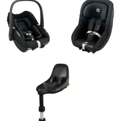 Autostoelen Groep 0|Autostoel Bases*Maxi-Cosi Familyfix S Black