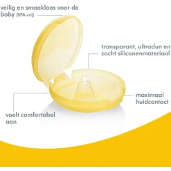 Tepelbeschermers|Borstverzorging*Medela Contact tepelhoedjes maat M