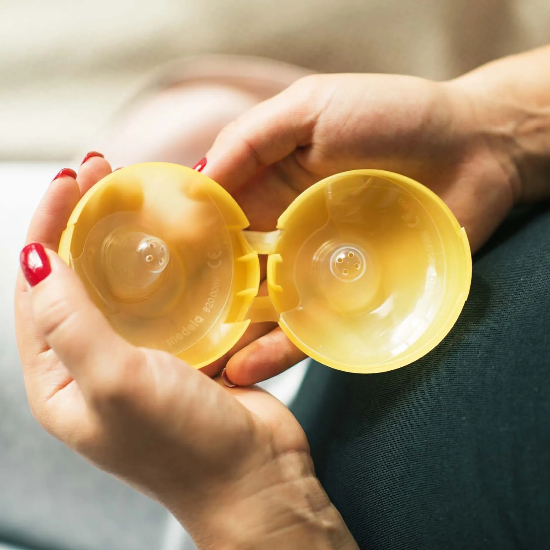 Tepelbeschermers|Borstverzorging*Medela Contact tepelhoedjes maat M
