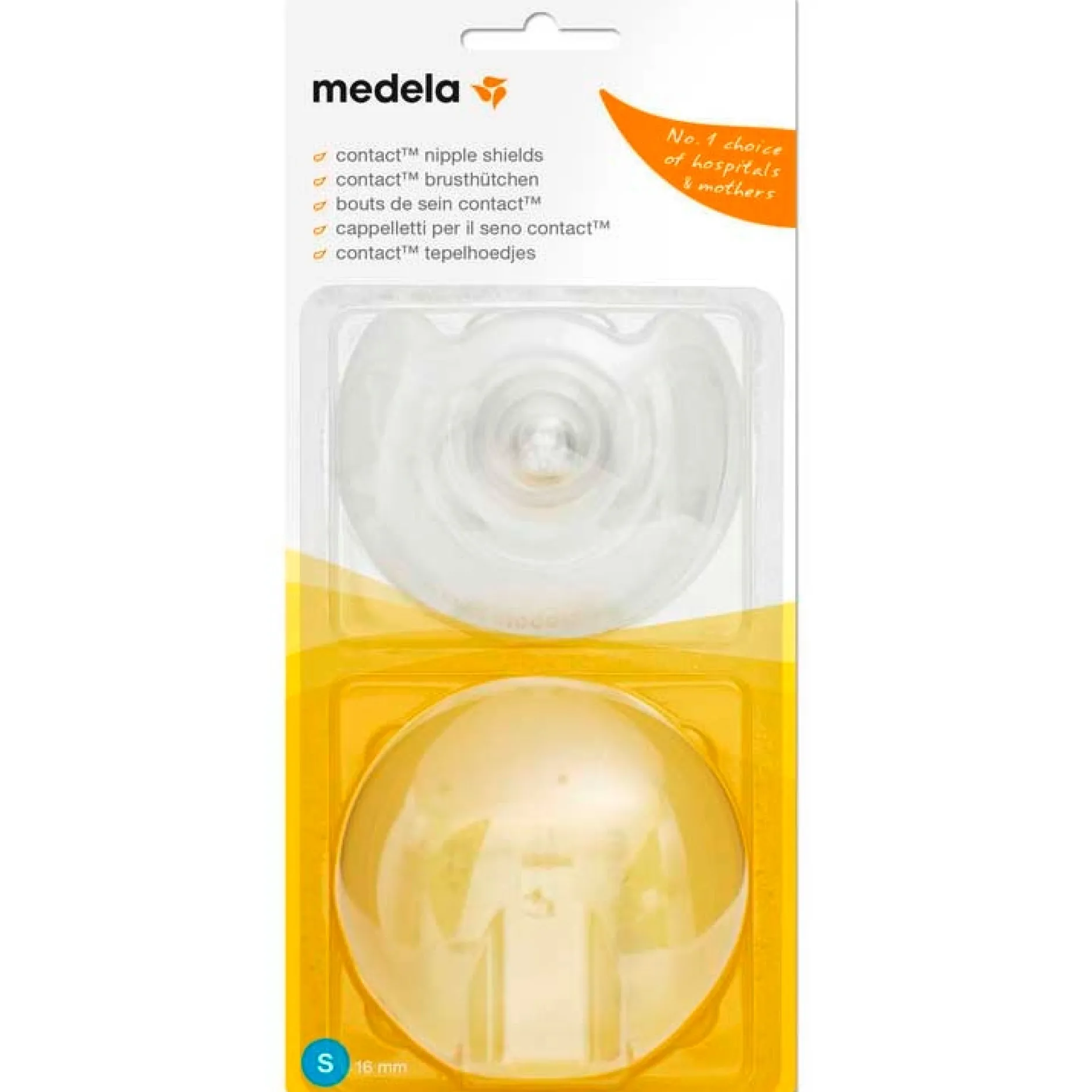 Tepelbeschermers|Borstverzorging*Medela Contact tepelhoedjes maat S