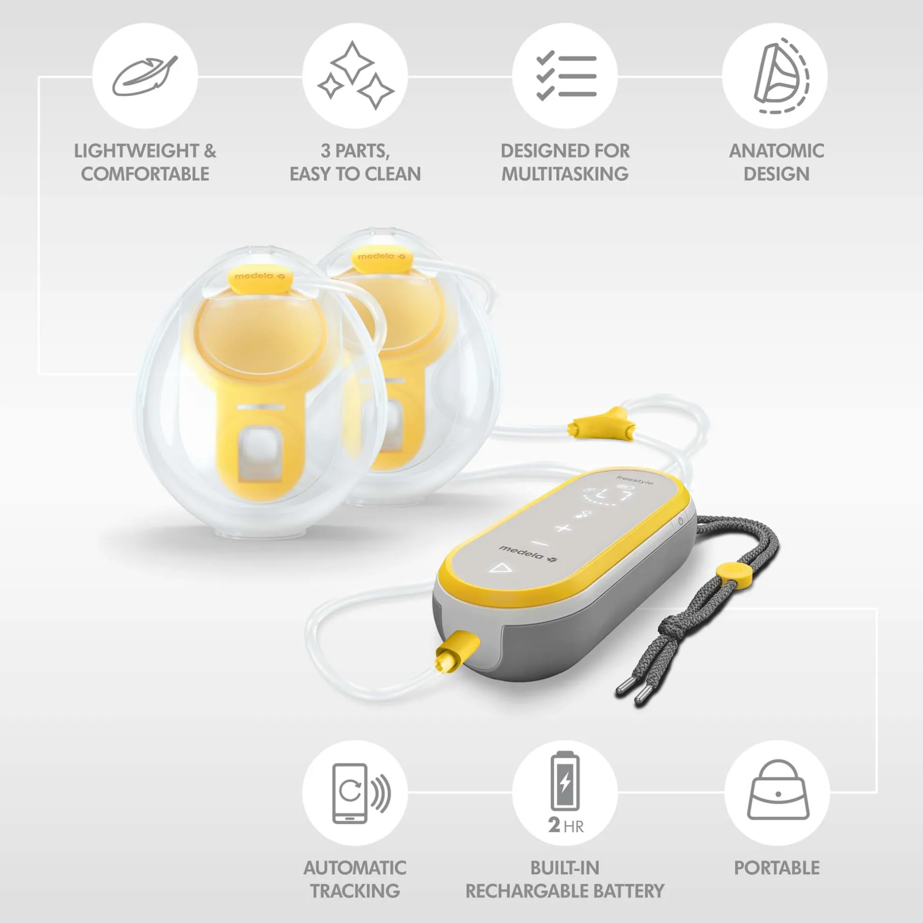 Borstkolven*Medela Freestyle Hands-Free dubbele elektrische borstkolf