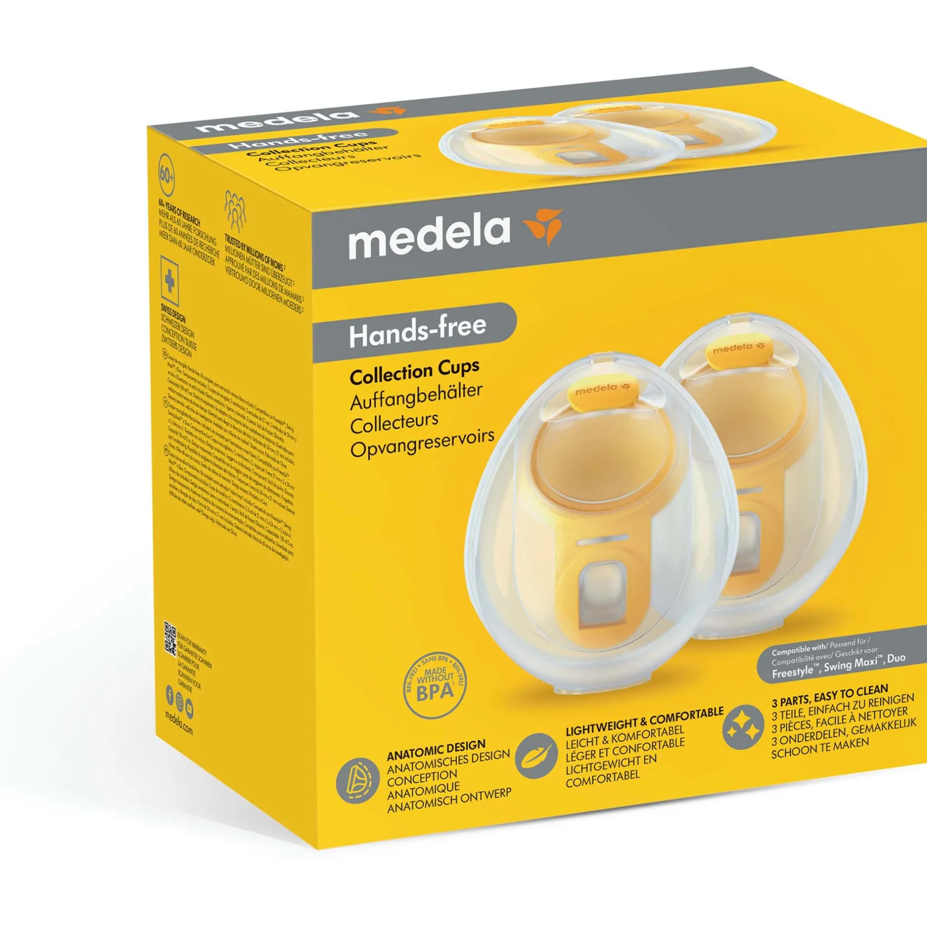 Borstkolf Accessoires*Medela Handsfree Collection Cups set