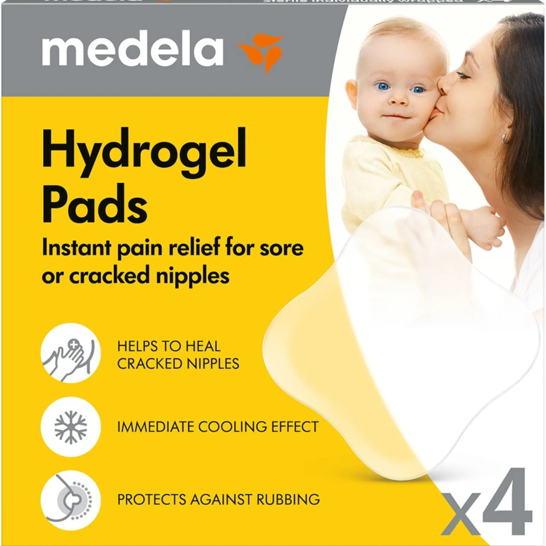 Tepelbeschermers|Borstverzorging*Medela hydrogel pads 4 stuks