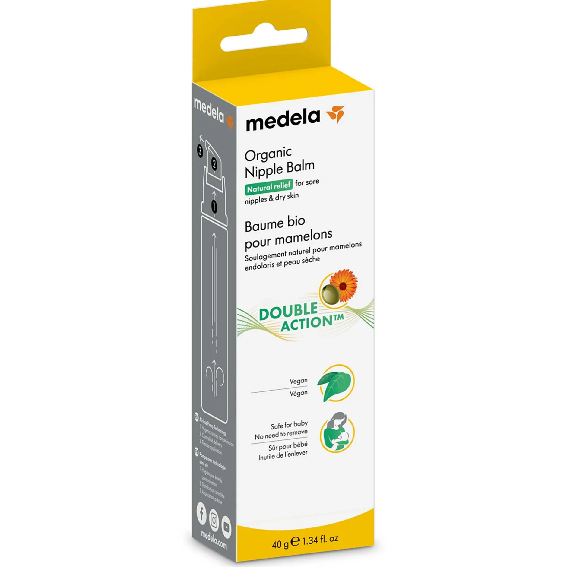 Tepelbeschermers|Borstverzorging*Medela Organic tepelbalsem 40 gram
