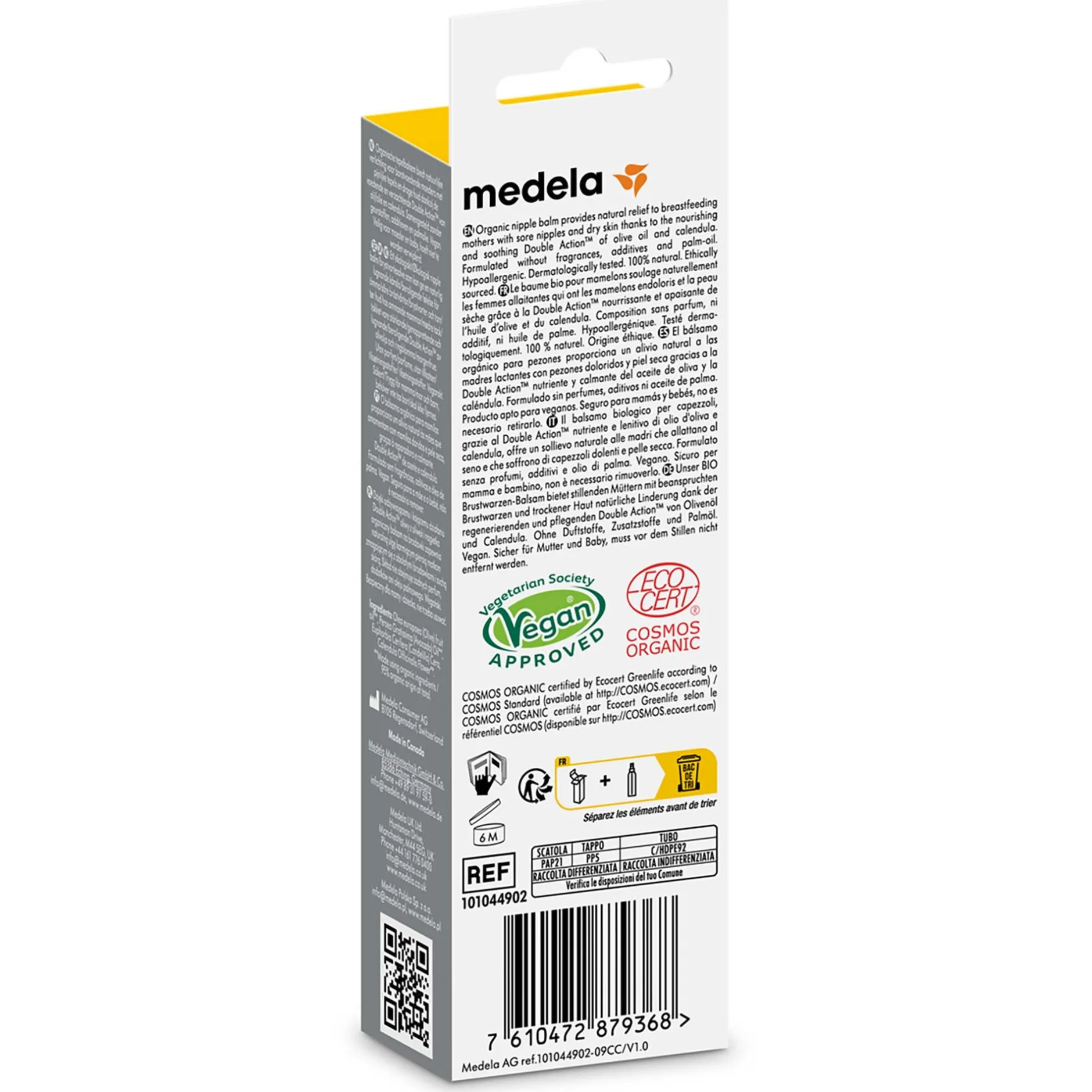 Tepelbeschermers|Borstverzorging*Medela Organic tepelbalsem 40 gram