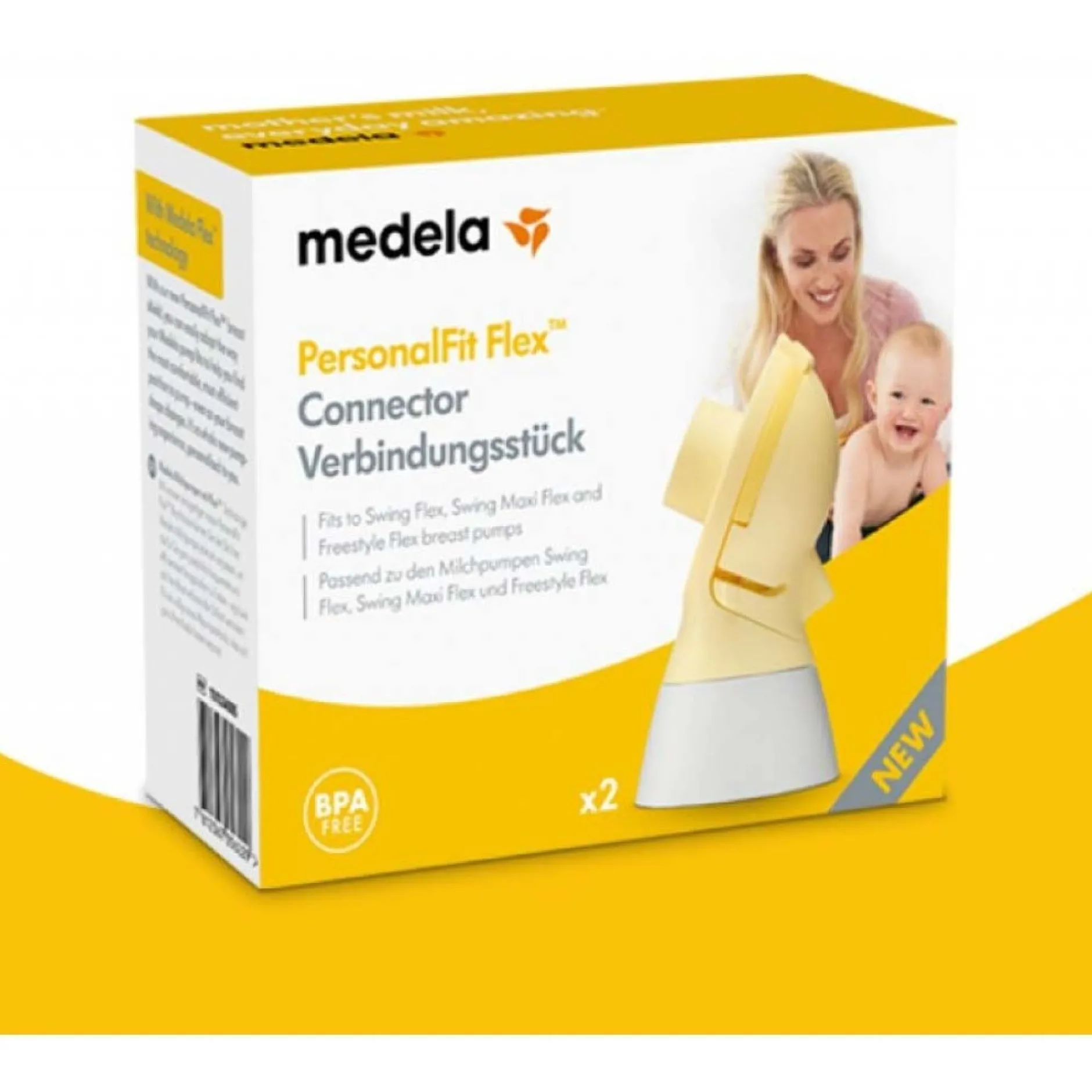 Borstkolf Accessoires*Medela PersonalFit Flex Connector 2 stuks