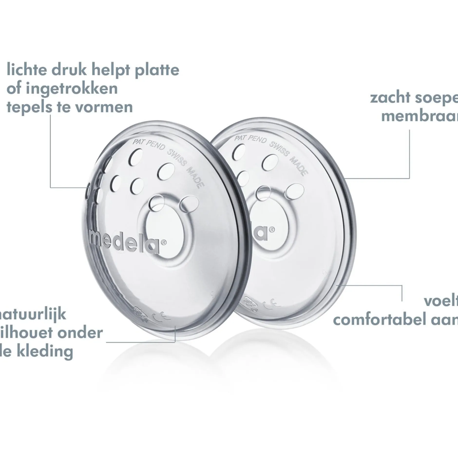 Borstkolf Accessoires*Medela tepelvormers