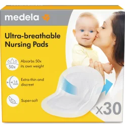 Zoogcompressen|Borstverzorging*Medela Ultra-breathable Zoogkompressen doos 30 stuks