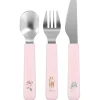 Kinderbestek*Mepal kinderbestekset 3 -delig Fairy Garden roze