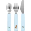 Kinderbestek*Mepal kinderbestekset 3-delig Forest Friends blauw