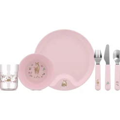 Serviesset*Mepal kinderservies 6-delig Fairy Garden roze