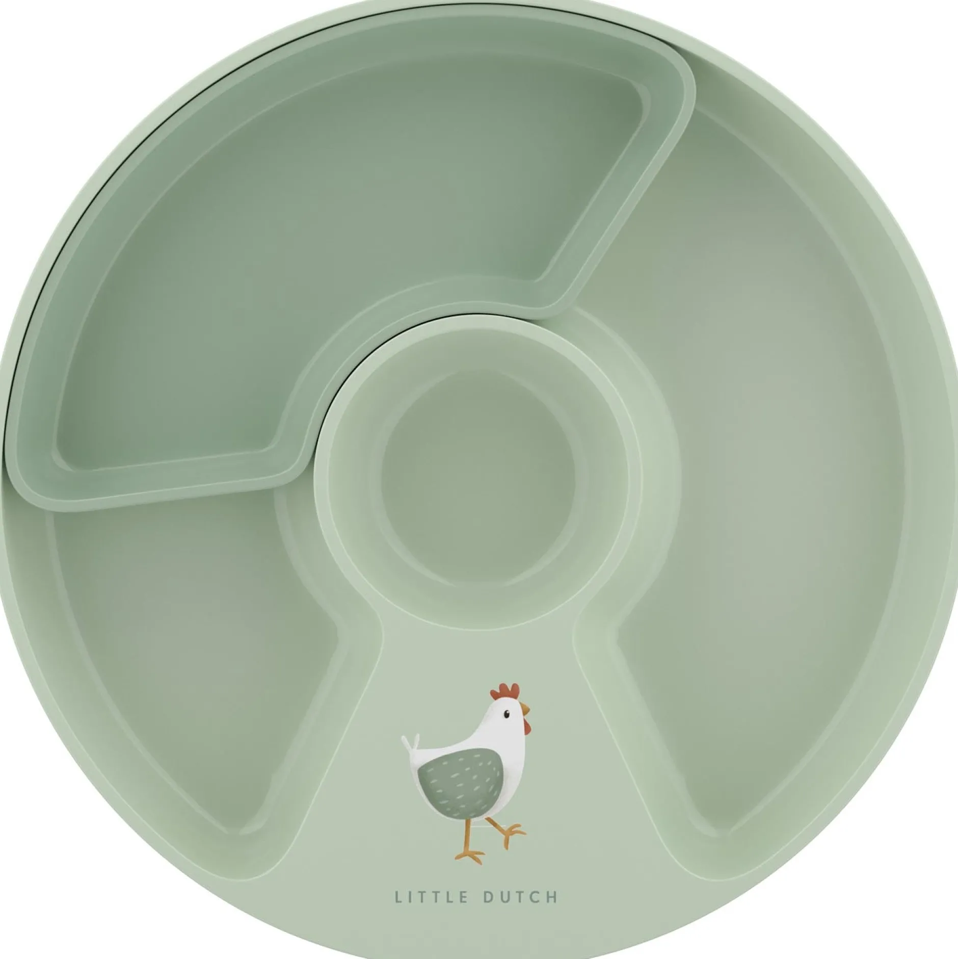 Kinderborden*Mepal vakjesbord Mio Little Farm groen
