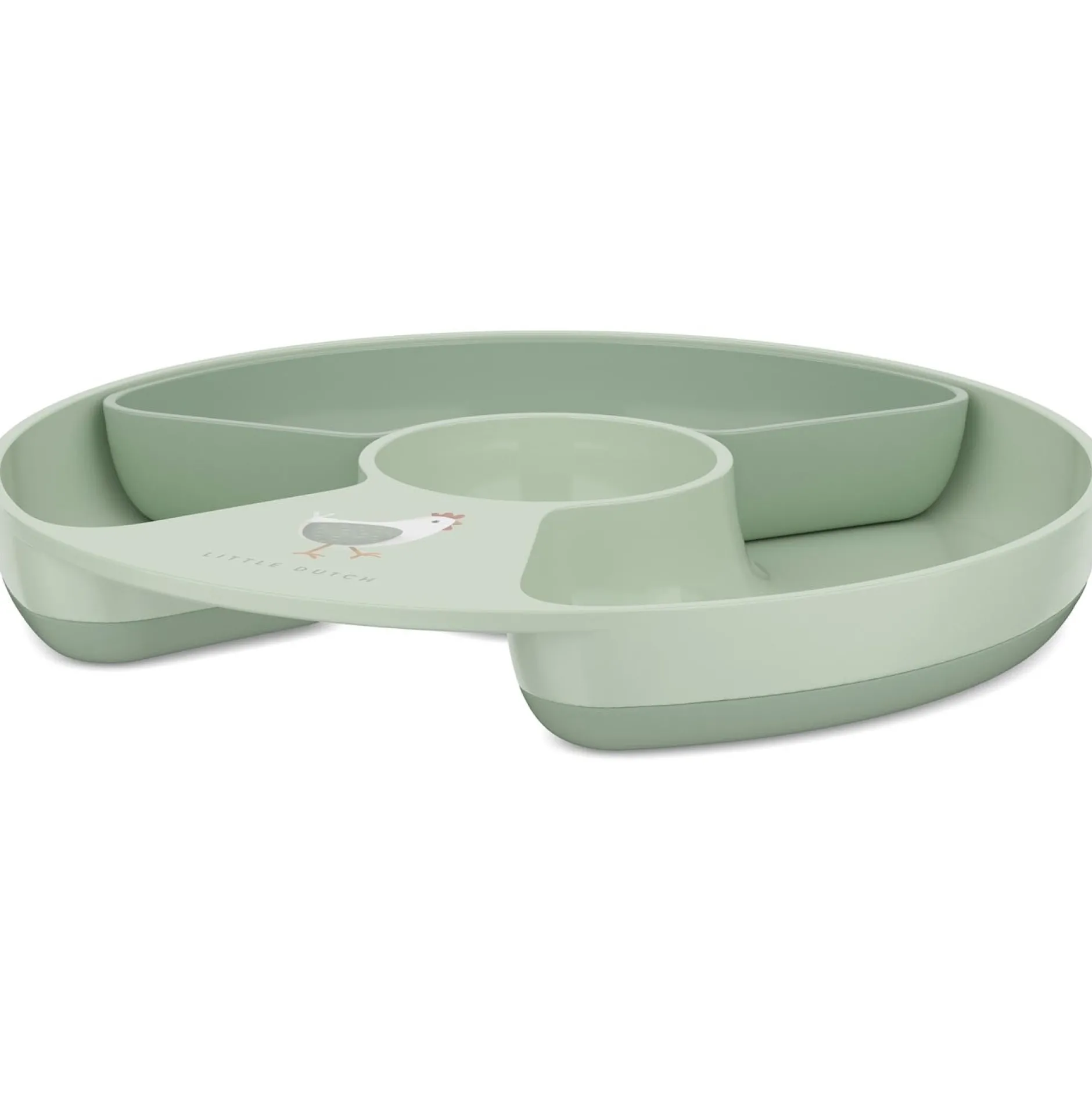 Kinderborden*Mepal vakjesbord Mio Little Farm groen