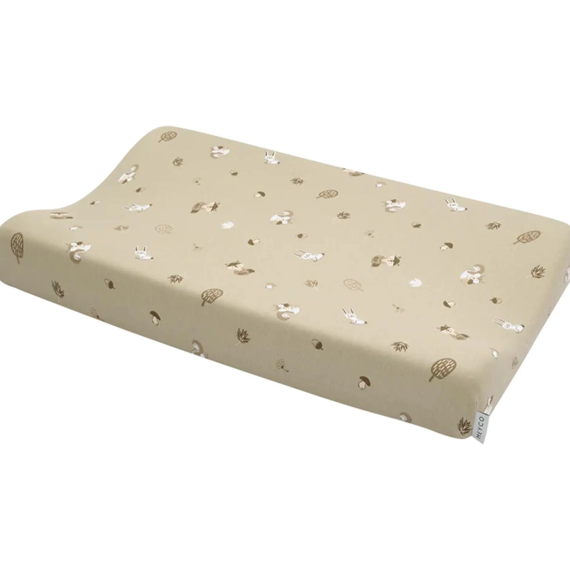 Aankleedkussens & -Hoezen*Meyco aankleedkussenhoes Forest Animal beige