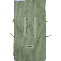 Voetenzakken|Voetenzakken*Meyco autostoel voetenzak Wafel Teddy Olivegreen