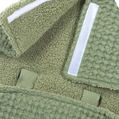 Voetenzakken|Voetenzakken*Meyco autostoel voetenzak Wafel Teddy Olivegreen