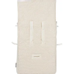 Voetenzakken|Voetenzakken*Meyco autostoel voetenzak Wafel Teddy Ivory White