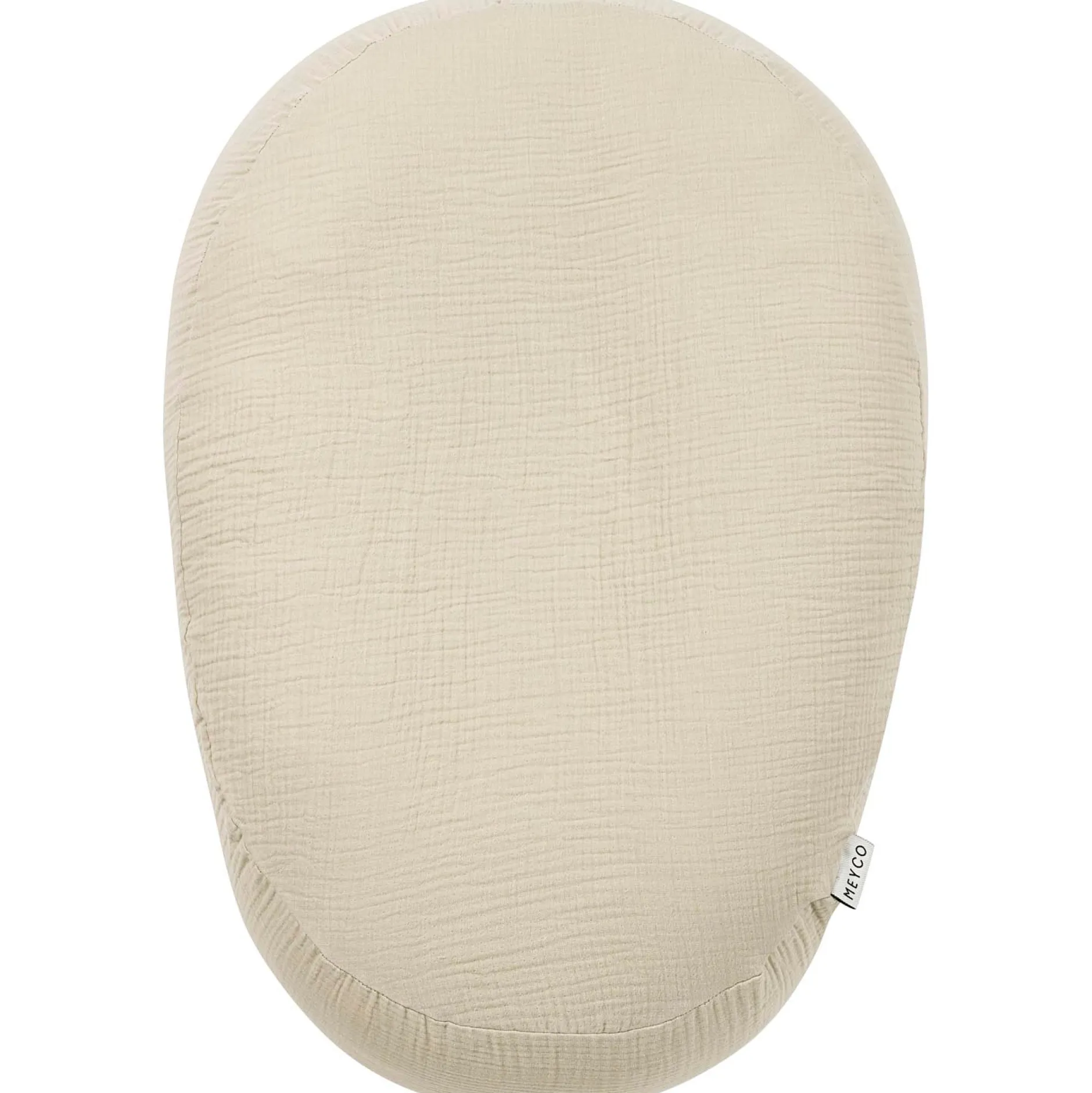 Voedingskussen & -Hoezen*Meyco Baby relaxhoes soft sand beige