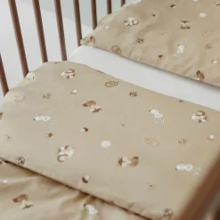 Dekbedovertrekken*Meyco junior dekbed overtrek beige