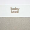 Lakens*Meyco ledikant laken baby love wit