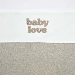 Lakens*Meyco ledikant laken baby love wit