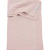 Dekens*Meyco ledikantdeken knots roze