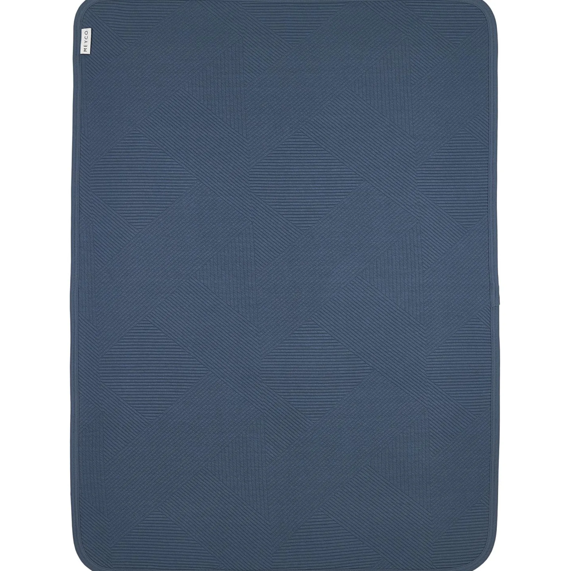 Dekens*Meyco ledikantdeken pure blauw