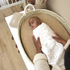 Inbakerdoeken & Inbakerslaapzakken*Meyco swaddle branches 2 stuks 3-6 maanden Sandbrown