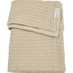 Dekens*Meyco wiegdeken wafel beige
