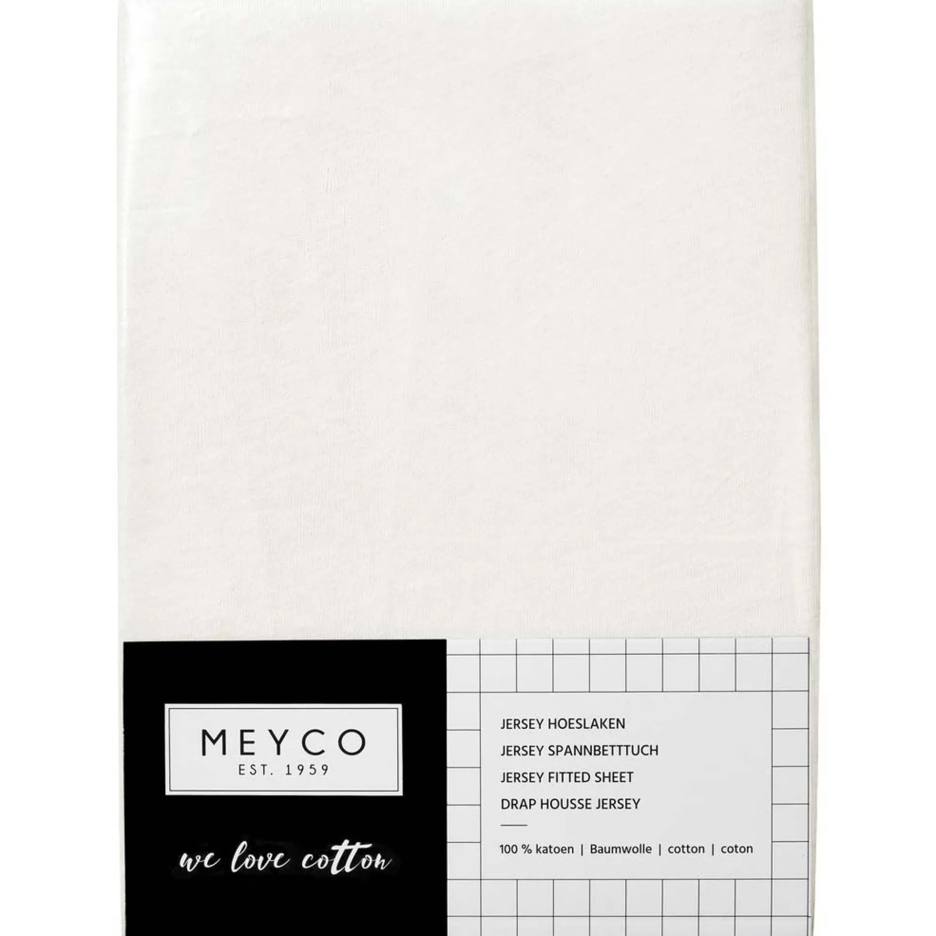 Hoeslakens*Meyco wieghoeslaken wit