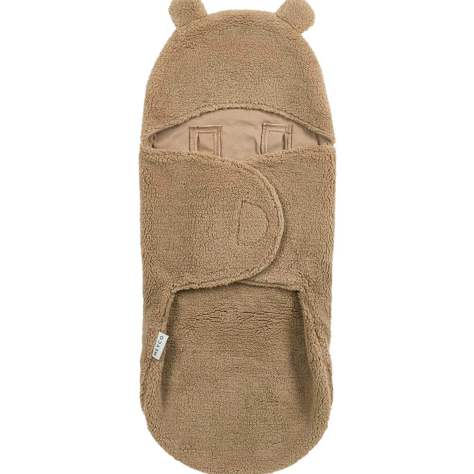 Voetenzakken|Voetenzakken*Meyco wikkeldeken Teddy Bear Brownie