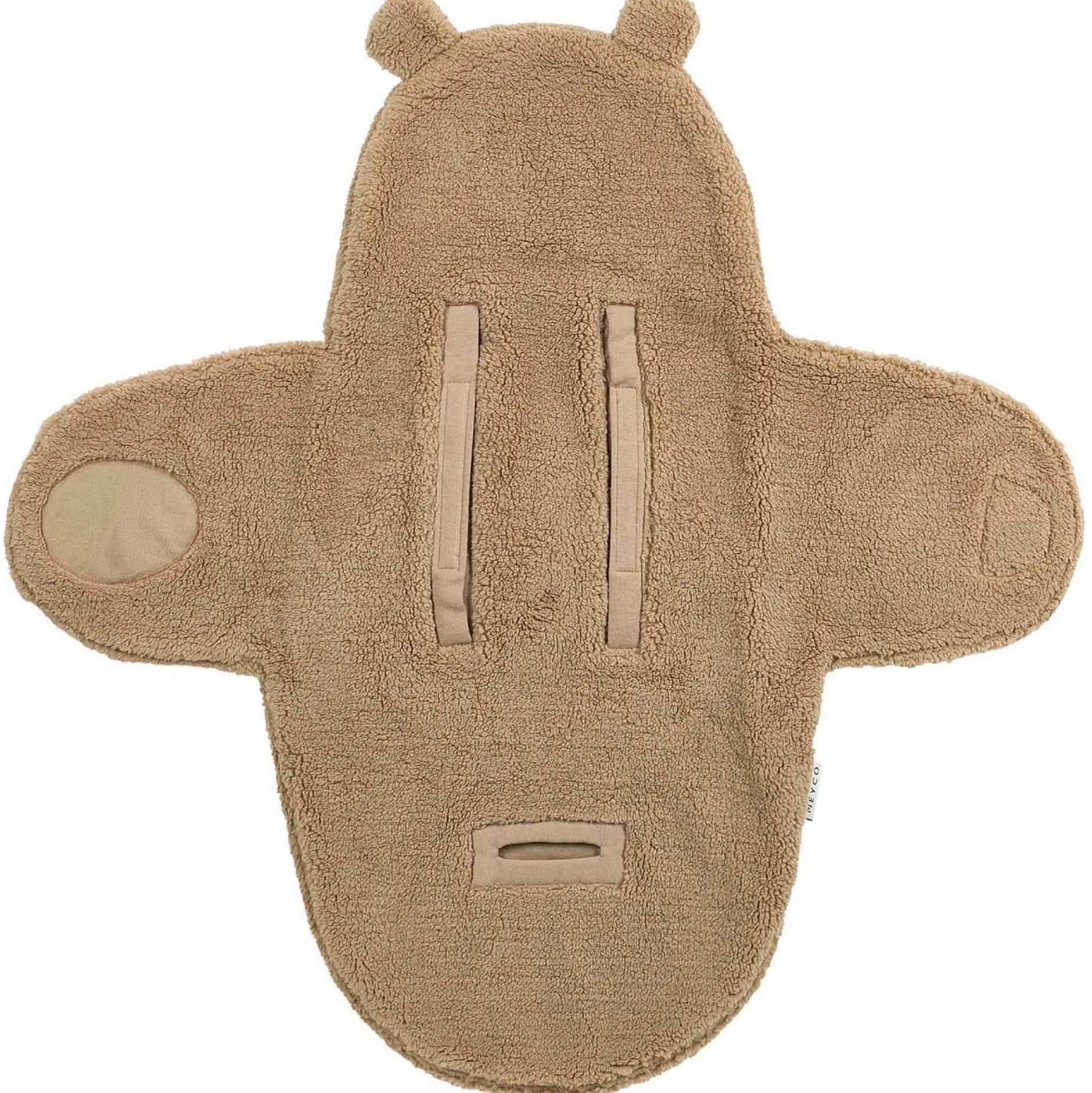 Voetenzakken|Voetenzakken*Meyco wikkeldeken Teddy Bear Brownie