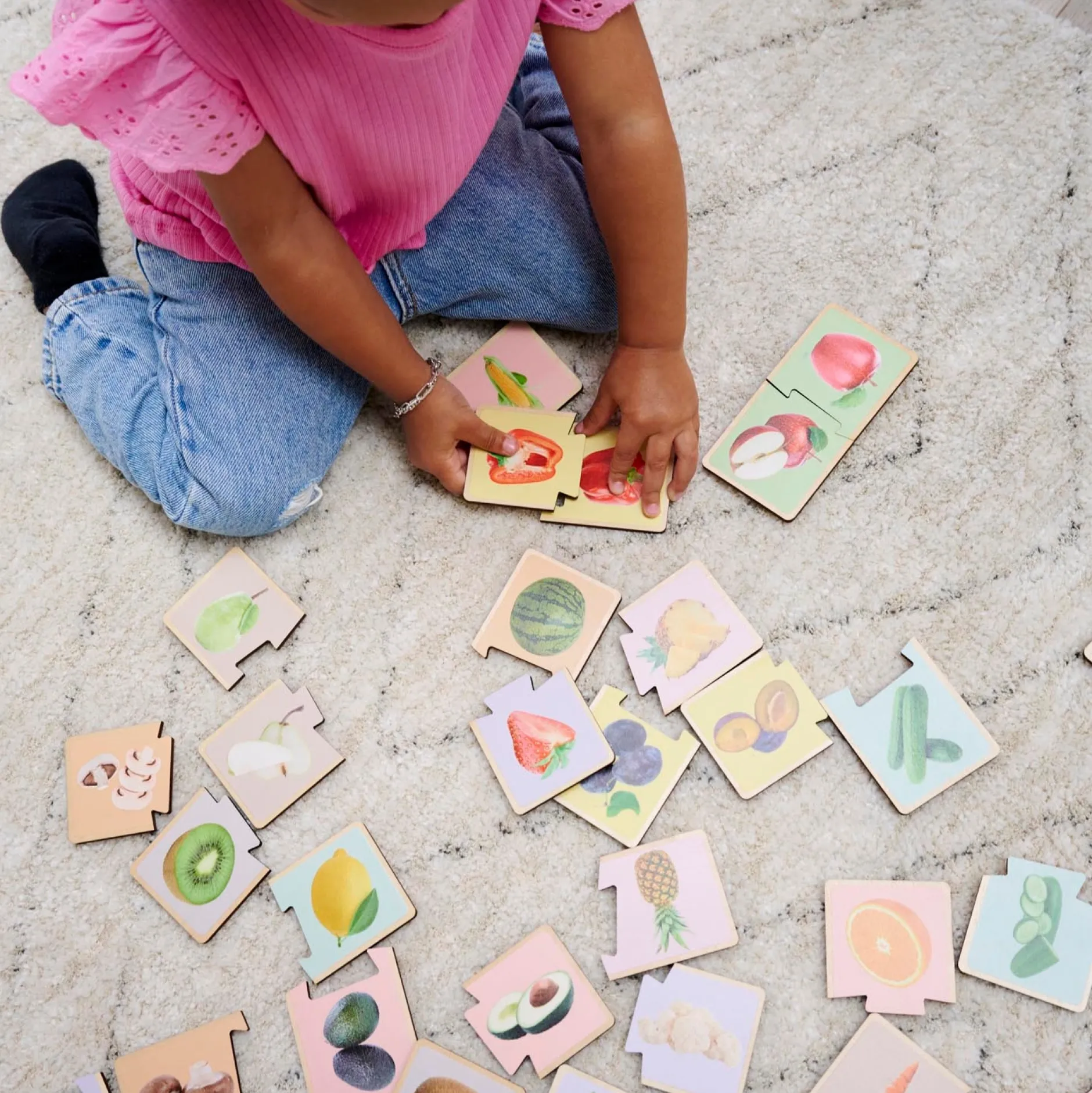 Puzzels*Montessori puzzel groente Multi