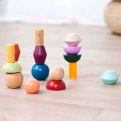 Bouwspeelgoed*Montessori staple beads Multi