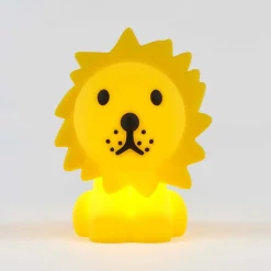 Nachtlampjes*Mr Maria lampje leeuw 13cm geel