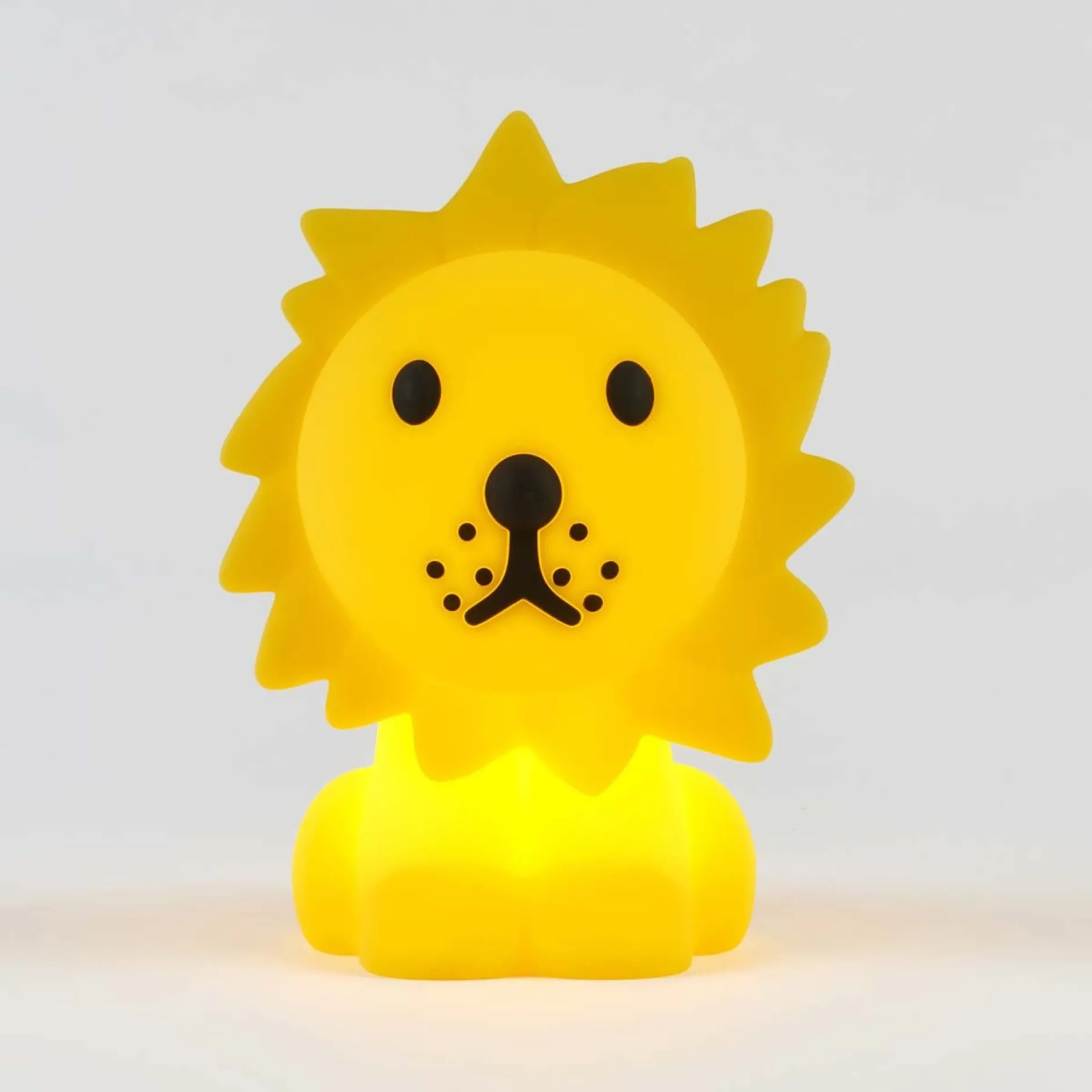 Nachtlampjes*Mr Maria lampje leeuw 13cm geel