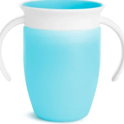 Drinkbekers*Munchkin drinkbeker miracle 360 graden 207ml 6+ maanden blauw