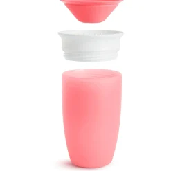 Drinkbekers*Munchkin drinkbeker Miracle 360 graden - 296 ml 12+ maanden roze