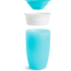 Drinkbekers*Munchkin drinkbeker Miracle 360 graden - 296 ml 12+ maanden blauw