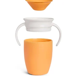Drinkbekers*Munchkin drinkbeker miracle 360 graden 207ml 6+ maanden oranje