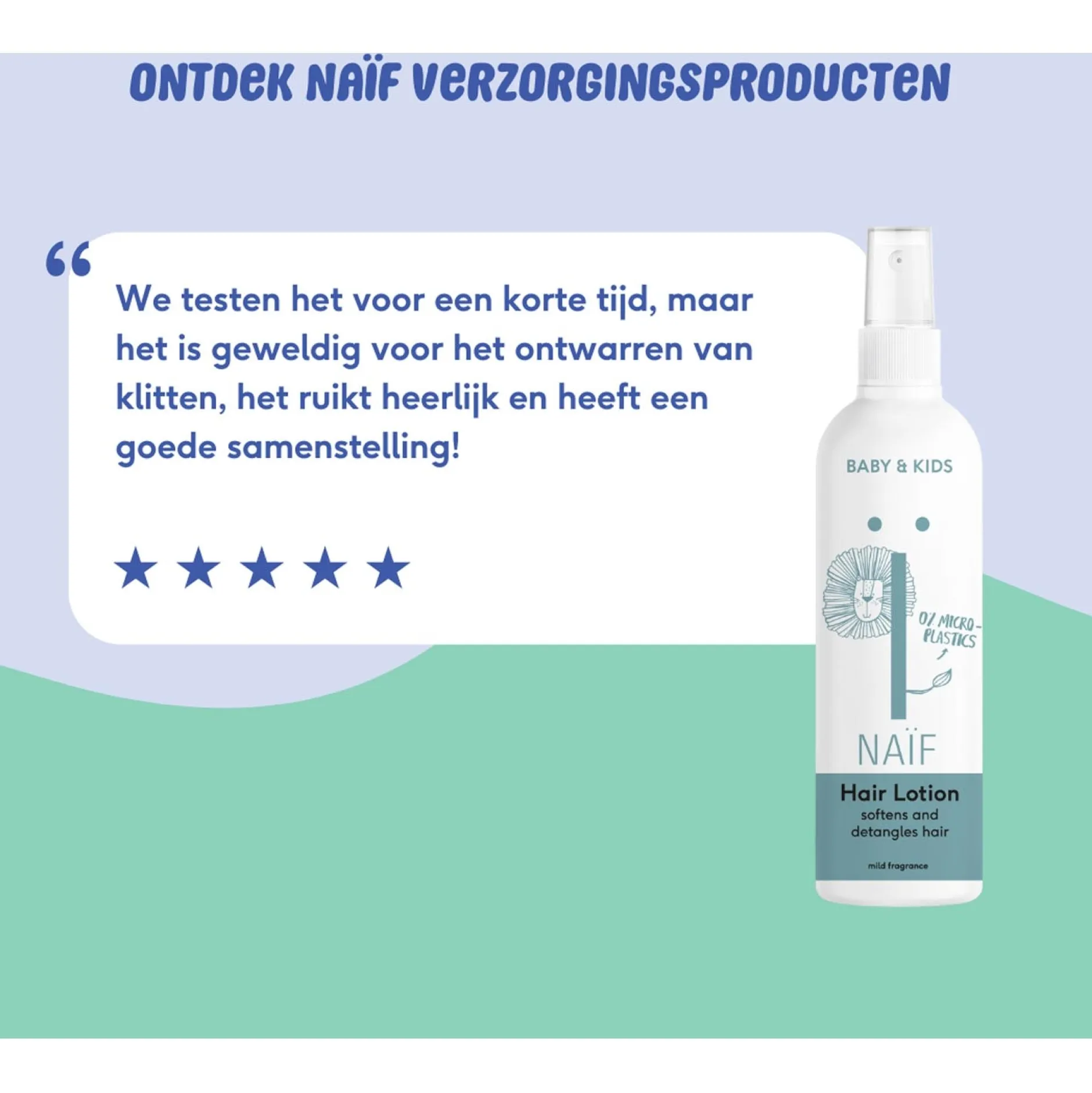 Huidverzorging*Naif Naïf Anti-klit Haarlotion voor Baby & Kids 150ml