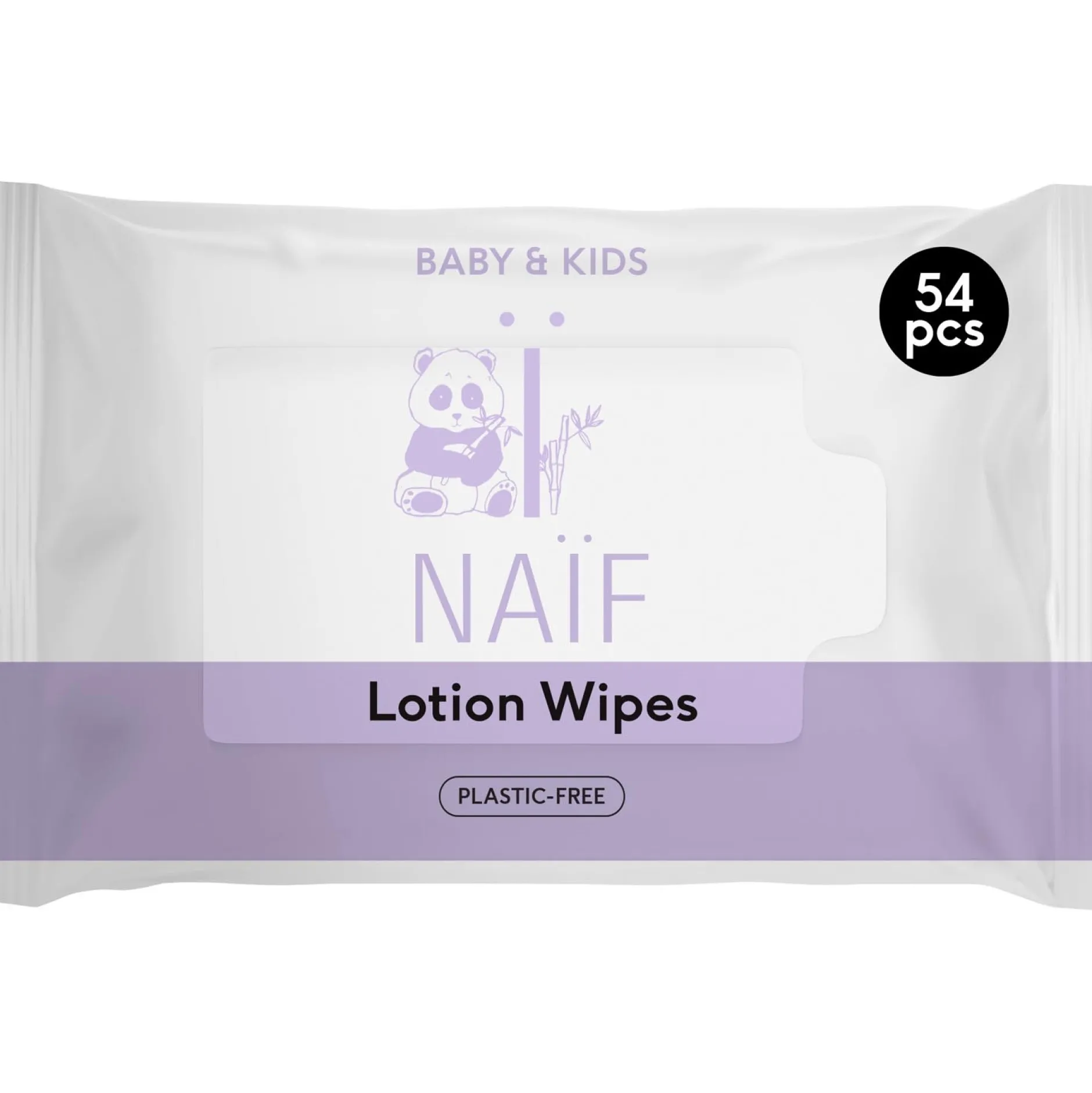 Billendoekjes*Naif Naïf Plasticvrije Lotion Billendoekjes 54 stuks
